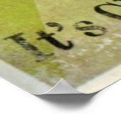 Fabel 3 Propaganda-Hühnertee Poster (Ecke)