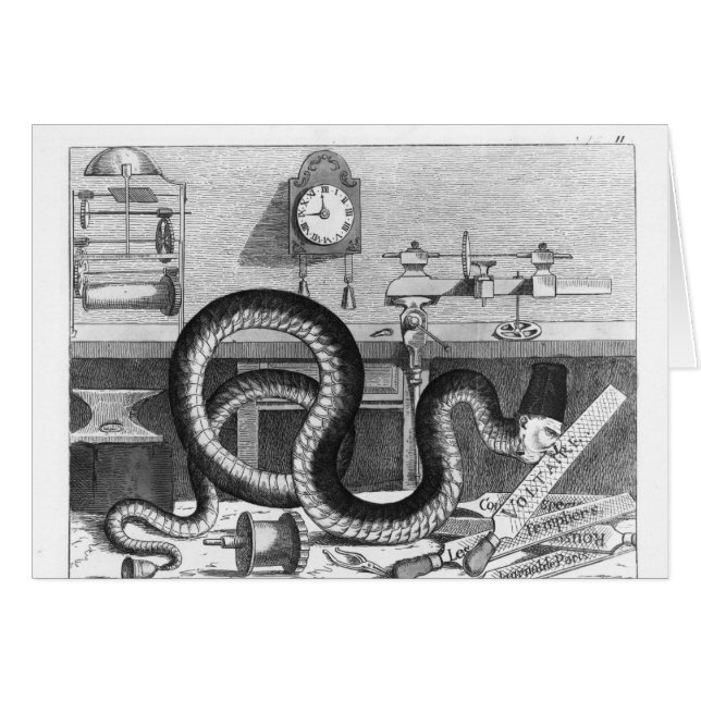 Fabel der Schlange und der Dateien (Vorderseite (Horizontal))