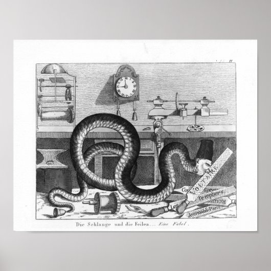 Fabel der Schlange und der Dateien Poster (Vorne)