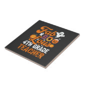 Fabel-hafte 4. Klasse Lehrer Halloween Fliese (Seite)