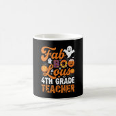 Fabel-hafte 4. Klasse Lehrer Halloween Kaffeetasse (Mittel)