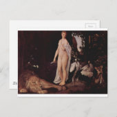 Fabel von Gustav Klimt Postkarte (Vorne/Hinten)