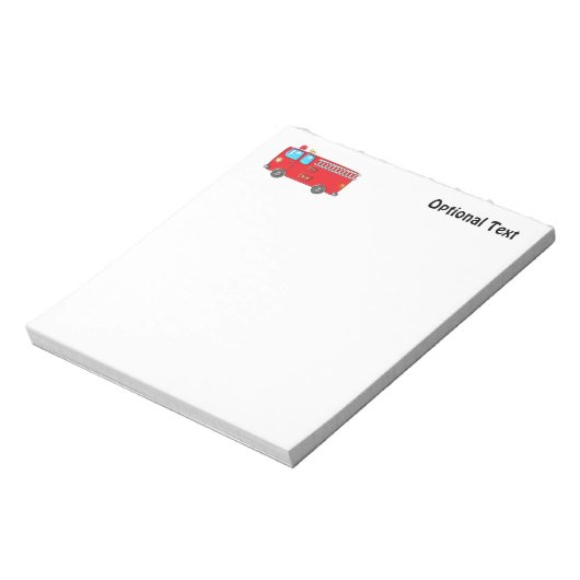 Fabelfeuerwagen Notizblock (Rotiert)
