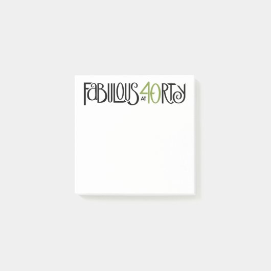 Fabelhaft bei 40 grünen 3" x 3" Post-it®-Notizen Post-it Klebezettel (Vorderseite)