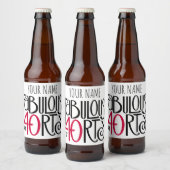 Fabelhaft bei 40 rot bierflaschenetikett (Flaschen)