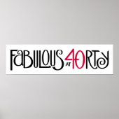 Fabelhaft bei 40 rot poster (Vorne)