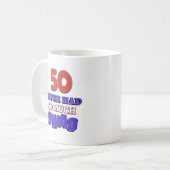 Fabelhaft bei 50 kaffeetasse (Vorderseite Links)