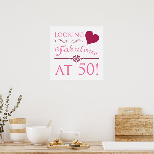 Fabelhaft bei 50 poster (Küche)