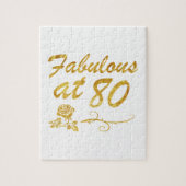 Fabelhaft bei 80 Jahren Puzzle (Vertikal)