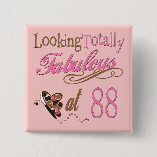 Fabelhaft bei 88 button (Vorderseite)