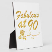 Fabelhaft bei 90 Jahren Fotoplatte (Seite)