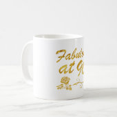 Fabelhaft bei 90 Jahren Kaffeetasse (Vorderseite Links)