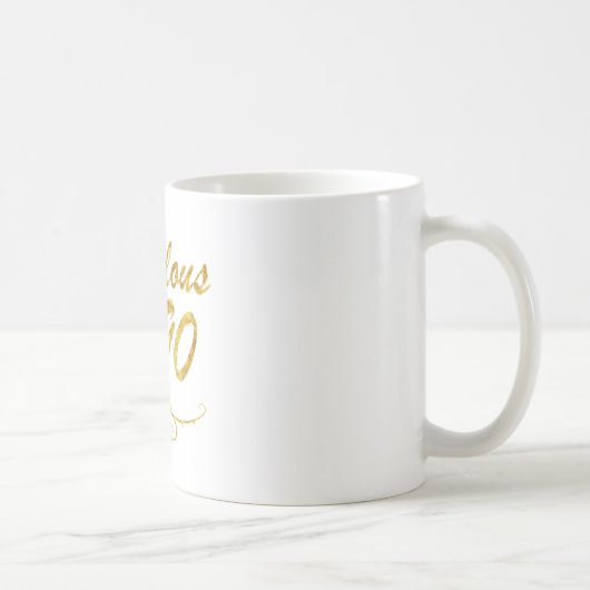 Fabelhaft bei 90 Jahren Kaffeetasse (Rechts)