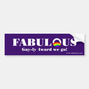 Fabelhaft: Bezirk Homosexuell-LY 4 Autoaufkleber