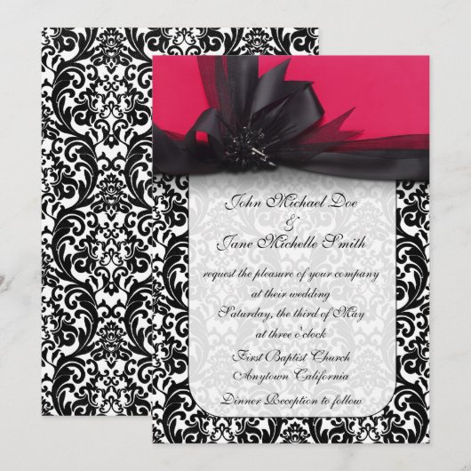 Fabelhaft Funky 12x18 Einladung (Vorne/Hinten)