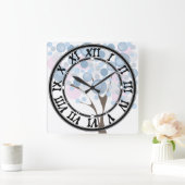 Fabelhaft, Holz, quadratische Wanduhr (Zuhause)