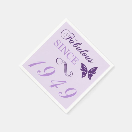 Fabelhaft seit 1949 serviette (Ecke)