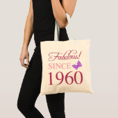 Fabelhaft seit 1960 tragetasche (Vorderseite (Produkt))