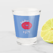 Fabelhaft seit 1971 schnapsglas (Vorderseite)