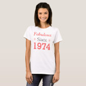 Fabelhaft seit 1974 T-Shirt (Vorne ganz)