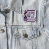 Fabelhafte 40 Geburtstags-Knöpfe Button (Beispiel)