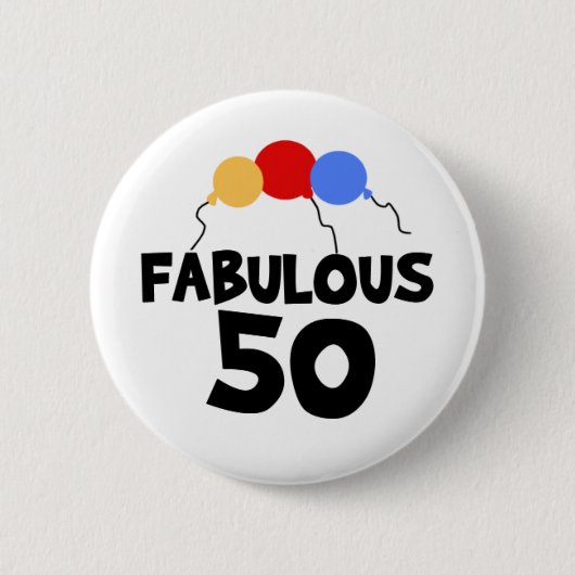 Fabelhafte 50 button (Vorderseite)