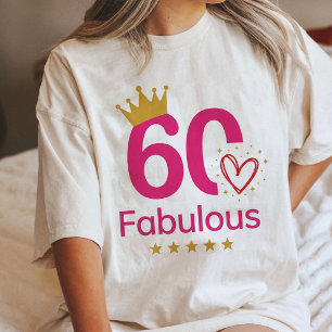 Fabelhafte 60. Geburtstagsköniginnenkrone Tri-Blend Shirt