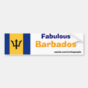 fabelhafte Barbados Autoaufkleber