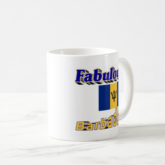 fabelhafte Barbados Kaffeetasse (VorderseiteRechts)