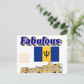 fabelhafte Barbados Postkarte (Stehend Vorderseite)