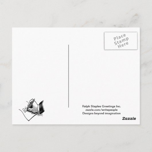 fabelhafte Barbados Postkarte (Rückseite)