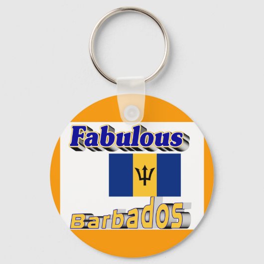 fabelhafte Barbados Schlüsselanhänger (Vorderseite)