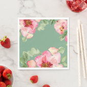 Fabelhafte Blumen-Gartenparty-Brautjungfernabschie Serviette (Beispiel)