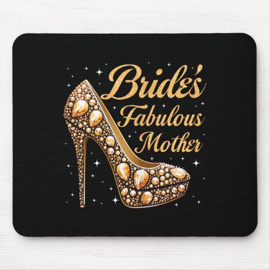 Fabelhafte Braut der Mutter glücklicher Hochzeit v Mousepad (Vorne)