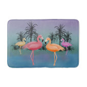 Fabelhafte Flamingos Badematte (Vorderseite)