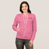 Fabelhafte Flamingos Hoodie (Vorne ganz)