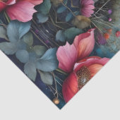 Fabelhafte florale farbenfrohe Flusslandschaft Seidenpapier (Ausschnitt)