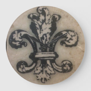 FABELHAFTE LILIE GROßE WANDUHR