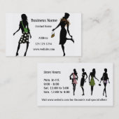 Fabelhafte Mode-Einzelhandels-Visitenkarte Visitenkarte (Vorne/Hinten)