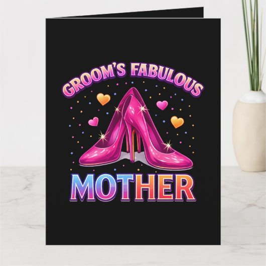 Fabelhafte Mutter des Bräutigams Dankeskarte (Vorderseite)