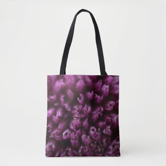 Fabelhafte pinkfarbene Blume Tasche (Vorderseite)