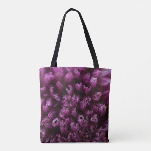 Fabelhafte pinkfarbene Blume Tasche (Rückseite)
