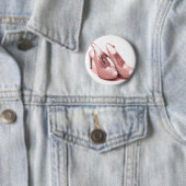 Fabelhafte rosa Glitzer-Stiletts Button (Beispiel)