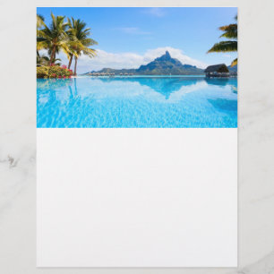 Fabelhafte tropische Meereslandschaft Flyer