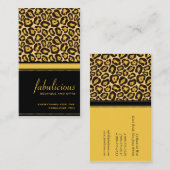 Fabelhafte Visitenkarte Jaguars (Vorne/Hinten)