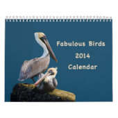 Fabelhafte Vogel-12-monatiger Kalender (Titelbild)