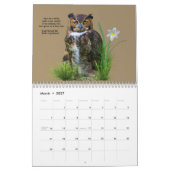 Fabelhafte Vogel-12-monatiger Kalender (Mär 2027)