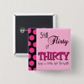 Fabelhafter 30. Geburtstag Button (Vorne & Hinten)