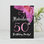 Fabelhafter 50 einladung (Stehend Vorderseite)