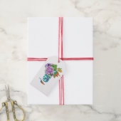 Fabelhafter Herbst-Blumenstrauß Geschenkanhänger (Mit Garn)